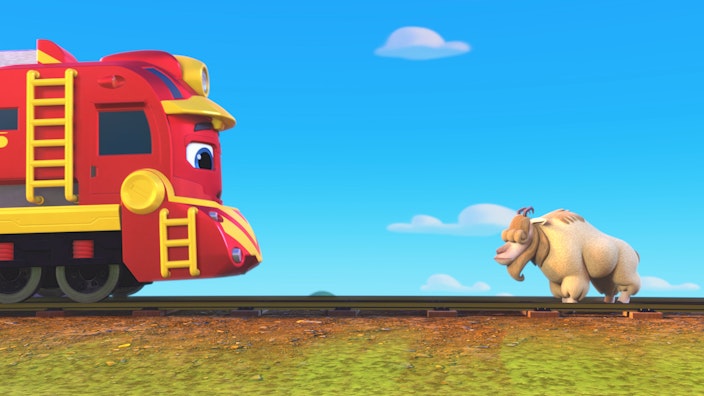 Mighty Express - Kurze Clips Vorsicht, Ziege auf den Schienen