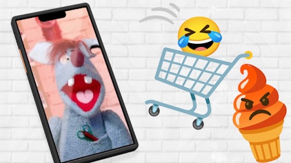 Woozle Shorts Supermarktkunden