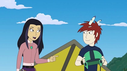 Familie Fox - Die Geheimnishüter Logis Schild