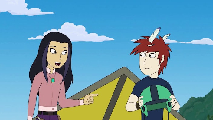 Familie Fox - Die Geheimnishüter Logis Schild