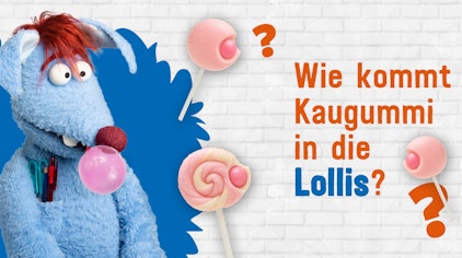 Frag Woozle! - Die Antworten Wie kommt der Kaugummi in die Lollis?