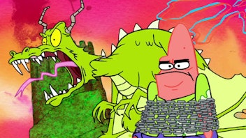 Die Patrick Star Show Bunny, die Barbarin