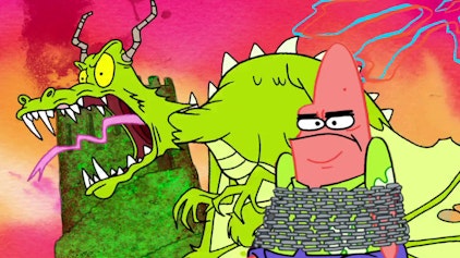 Die Patrick Star Show Bunny, die Barbarin