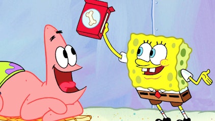 SpongeBob Schwammkopf Hunde streicheln