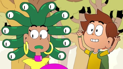 Voll zu spät! Die Frau mit den Schlangenhaaren