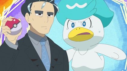 Pokémon Horizonte: Die Serie Kwaks, tanz den blauen Mesclarra-Schritt!