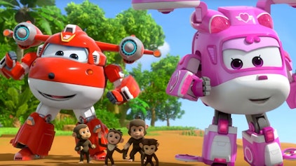 Super Wings Der Schimpansen-Express
