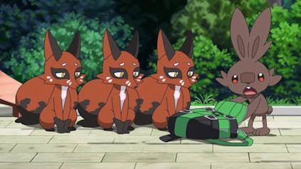 Pokémon Reisen: Die Serie / 23 Hoppla, Hopplo!