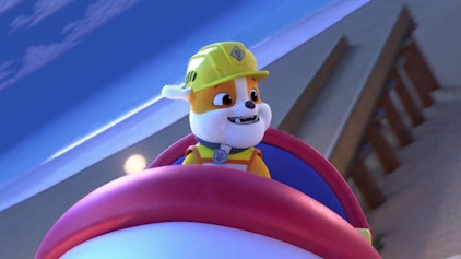 Rubble & Crew Die Crew baut ein Raketen-Karussell