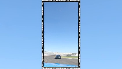 TOGGO Touchdown Shorts Inside a Race Car