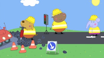 Peppa Pig Die neue Straße von Herrn Bulle