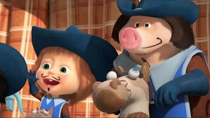 Mascha und der Bär Alle für einen, einer für alle