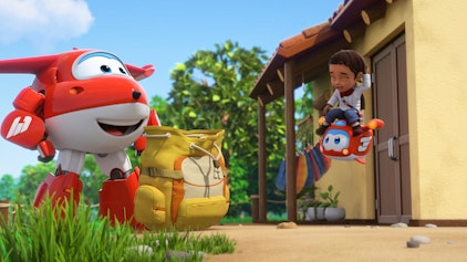 Super Wings Ein Rucksack voller Geschenke