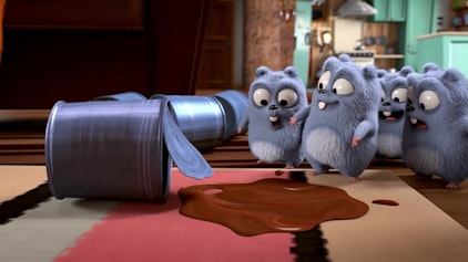 Grizzy & die Lemminge Grizzy allein zu Haus