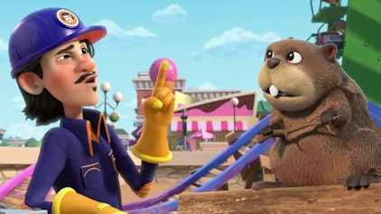 Rubble & Crew Die Crew baut eine Achterbahn