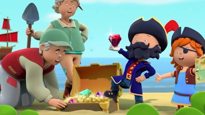 Caillou Caillou auf Schatzsuche