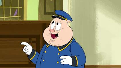 Die neue Looney Tunes Show Schweinchen Dick als Portier / Das Fahrradrennen