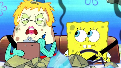 SpongeBob Schwammkopf Denk nur an die Straße