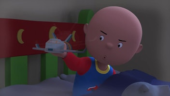 Caillou Zeit zum Aufladen