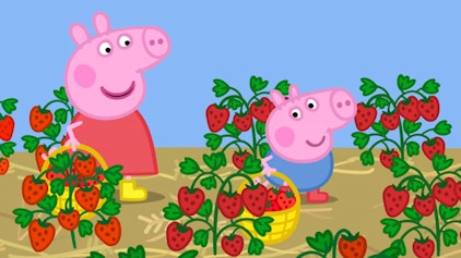 Peppa Pig Erdbeeren
