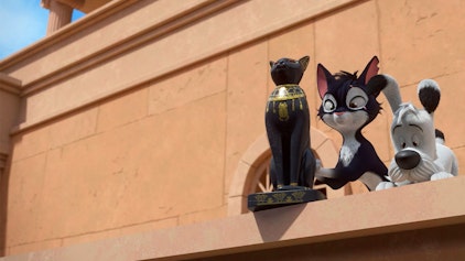 Idefix und die Unbeugsamen Katz und Maus mit Bastet