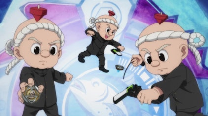 BEYBLADE X Maske und Fleischbrötchen