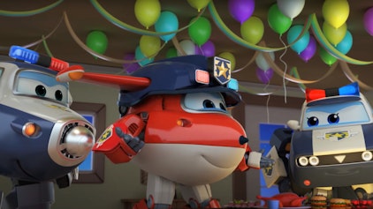 Super Wings Geburtstagsparty im Leuchtturm