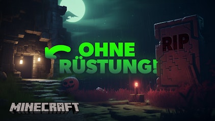 Minecraft Ohne Rüstung in  dunkle Höhle ? | Minecraft Folge 2