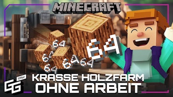Minecraft Krasse Holzfarm gibt so viel Holz! | Minecraft Folge 32