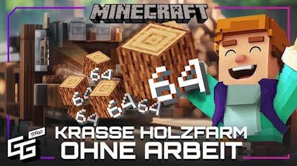 Minecraft Krasse Holzfarm gibt so viel Holz! | Minecraft Folge 32