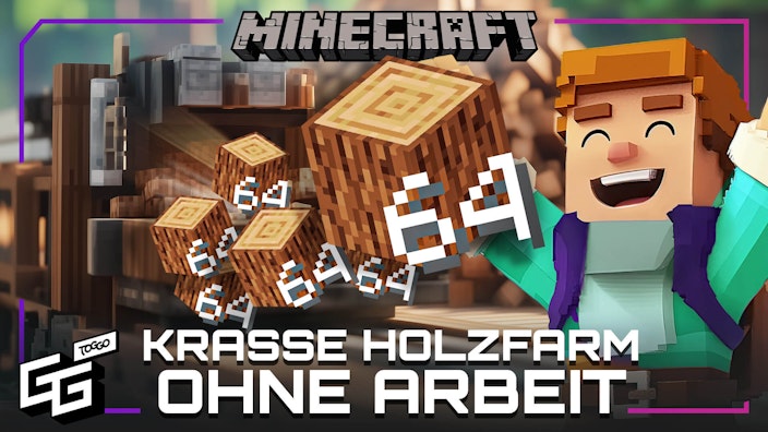 Minecraft Krasse Holzfarm gibt so viel Holz! | Minecraft Folge 32