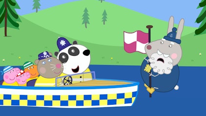 Peppa Pig Das Polizeiboot