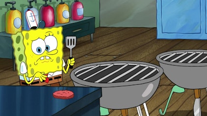 SpongeBob Schwammkopf Heiß gegrillte Nüsse