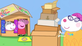 Peppa Pig Pappkartons