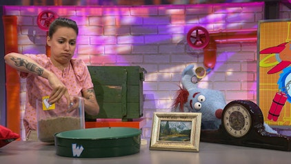 Woozle Goozle Schrift & Spinnen