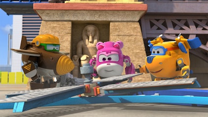 Super Wings Gefahr auf der Baustelle