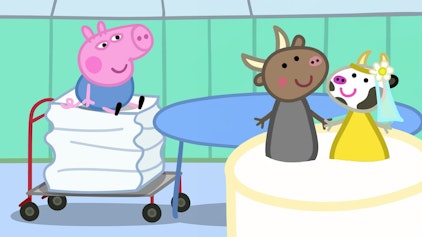 Peppa Pig Hochzeitsvorbereitungen