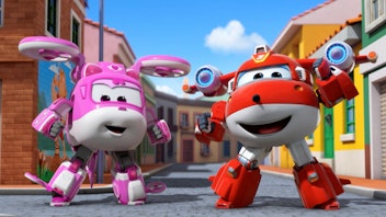 Super Wings Wunderbare Wandmalerei