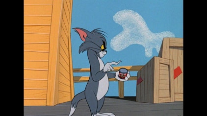 Tom und Jerry Tom als Ölsardine