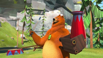 Grizzy & die Lemminge Elch-Akrobatik