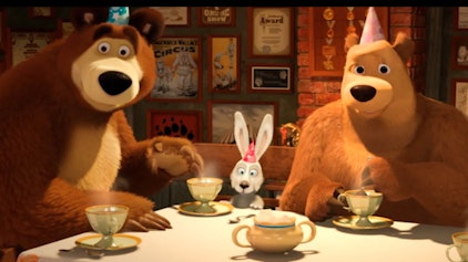 Mascha und der Bär Geburtstagsvorfreude