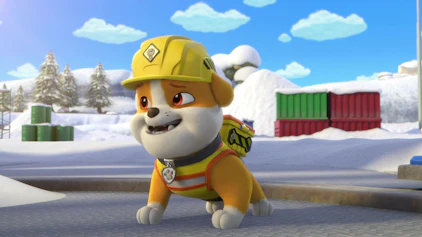 Rubble & Crew - Kurze Clips Schnee-Figur