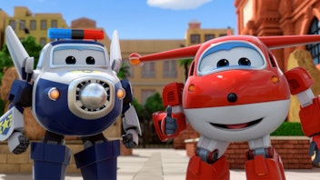 Super Wings Alarm im alten Ägypten