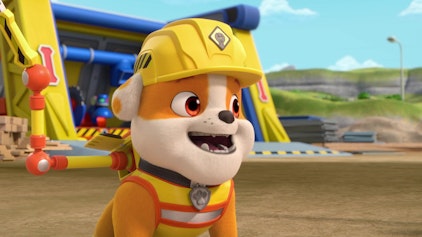 Rubble & Crew Die Crew baut eine Surf-Brücke