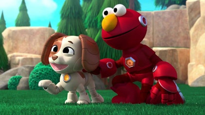 Sesame Street's Mecha Builders Das Spielhaus-Problem