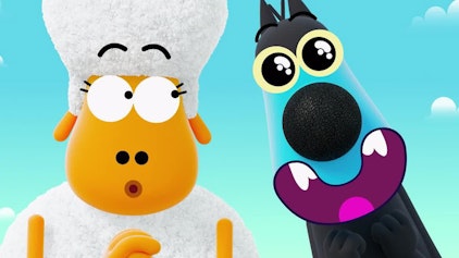 Karate Schaf Surf die Welle