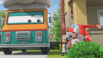 Super Wings Chaos am Imbisswagen