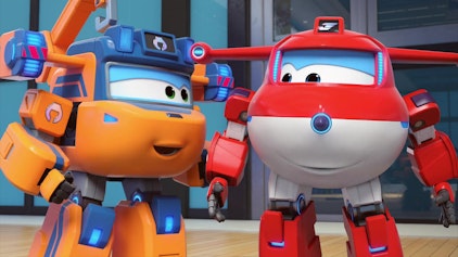 Super Wings Kolossales Kran-Chaos