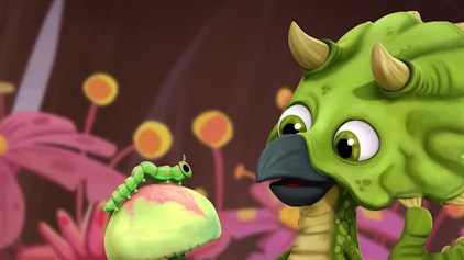 Gigantosaurus Der Raupen-Wettbewerb