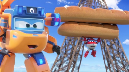 Super Wings Der Baguette-Zug